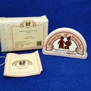 Memories Of Yesterday Porcelain Collection Shelf Sign 513156 Mabel Lucie Attwell